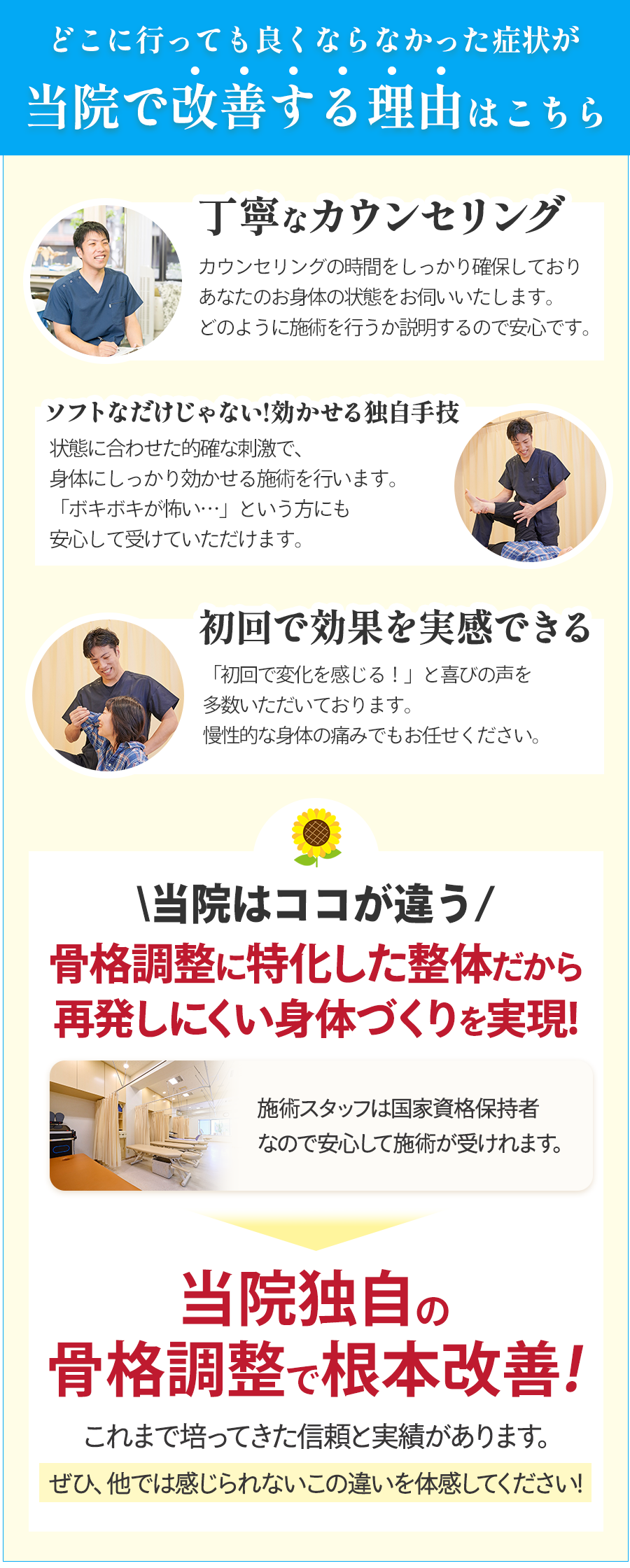 施術の特徴